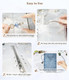 Jewelry Storage Book PU Leather Jewelry Book Organizer for Travel - Blue