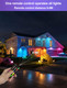 RGB Led Flood Light 50W Outdoor Color Changing DIY Customized Strobe Mode Stage Landscape Lighting Floodlights 12 Colors & 4 Modes Remote Control Included Timing IP66 Waterproof (2 Pack)