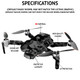 MightySkins Compatible with DJI Mini 2 Portable Drone - Black Wood | Protective Durable and Unique Vinyl Decal wrap Cover | Easy to Apply Remove and Change Styles | Made in The USA
