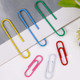 Vinaco Paper Clips Colorful 400PCS Medium and Jumbo（1.3 inch & 2 inch） Paper Clips Durable and Rustproof Coated Large Paperclips Great for Office School Document Organizing (Multicolored)