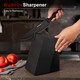 Knife Set Astercook 15 Pieces Knife Sets for Kitchen with Block Dishwasher Safe Kitchen Knife Set with Built in Sharpener Block German Stainless Steel Kitchen Utensils Set