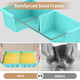 Silicone Freezer Tray for Soup Ice Cubes: 2-Cup Freezing Tray for Meal Prep - 2 Pack Silicon Soup Portion Freeze Tray Make Stock Souped Ice Cube