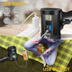 90000 Lumens Spotlight Rechargeable Spotlight Flashlight with Tripod 6 Modes and 3 Colors Filter Super Bright Led Spot Lights Outdoor Handheld Solar Searchlight for Hunting Marine Camping