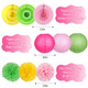 Flamingo Party Supplies Hawaiian Party Decorations Flamingo and Pineapple Honeycomb Ball Paper Lanterns Paper Fans Pom poms Flowers for Birthday Luau Tropical Bachelorette Party