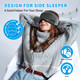 Bluetooth Sleeping Eye Mask - Wireless Music Headphones for Side Sleepers - Sleep Mask With Bluetooth 5.0 - 3D Wireless Headphones