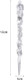 Transparent Ice Stick Christmas Tree Decoration Threaded Pendant Ornament 12 Pieces