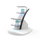 TECTINTER For PS5 Controller Type-C Dual Sense Charging Station Dual Charging Dock Charger Stand for PlayStation 5 Accessories - WHITE