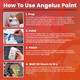 Angelus Acrylic Leather Paint 1 Fl Oz Black - Professional Flexible Crack Scratch Peel Resistant Leather Paint for Shoes Sneakers Canvas Furniture and Other Leather Projects