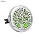 Tree of Life Magnet Diffuser 316 Stainless Steel Car Aroma Locket drop ship Essential Oil Car Diffuser Lockets
