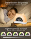 ORIA Kids Alarm Clock Sleep Training Alarm Clock Wake Up Clock with 11 Color Night Light & Child Lock Clocks for Boys Girls Gift