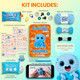 Cookie Box Crochet Kit for Beginners – Gift Set to Make Jellyfish Oxy Amigurumi Plushie – Easy DIY Crochet & Knitting Starter Kit with Printed Instructions & Step-by-Step Video Tutorial