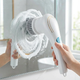 Electric Grease Scrubber Rechargeable Powerful Cleaning Brush Handheld Cordless Cleaner for Kitchen Sink Tile 25x11