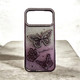Glittery Butterfly Phone Case for iPhone 17 Pro Max Purple Protective Mobile Cover with Premium Design