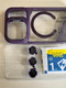 Protective Phone Case for iPhone 17 Pro Purple with Camera Lens Protection