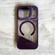 Protective Phone Case for iPhone 17 Pro Purple with Camera Lens Protection