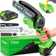 Tietoc Chainsaw 6 Inch Mini Electric Chainsaw Cordless Battery Powered Hand Held Saw for Wood/Trees Trimming Tools for Household and Garden Chain Saw Gift for Men Dad Husband Fathers Gardener 2026