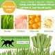110g Cat Grass Treats for Cat, Cat Grass Cube, Natural Dried Cat Grass Teething Stick Snacks for Cats, Edible Cat Chew Toys for Teeth Cleaning and Hairball Removal (220g) 110g Cat Grass Treats for Cat, Cat Grass Cube, Natural Dried Cat Grass Teething Stick Snacks for Cats, Edible Cat Chew Toys for Teeth Cleaning and Hairball Removal (220g)