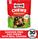 Milk-Bone Chews GnawBones Rawhide Dog Treats, Chicken, 30 Long Lasting Mini Knotted Bones