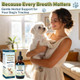 Aether Collapsed Trachea Support For Dogs Support Tracheal & Respiratory Health Trachea 2 Fl Oz