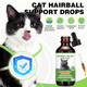 Derggzey Hairball Treatment For Cats Cat Hairball Remedy Supports Skin & Coat