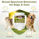 Dewomer Dewormer Powder For Dogs And Cats4 Way Broad Spectrum Wormer With