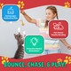 Bouncy Tails 5 Pack Interactive Bouncy Ball With Natural Feathers For Indoor Cats 5 Pack