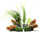 Penn-Plax Presents Insta-Aquascape, Large Aquarium Ornament Collection – The Under Water Oasis, A 3 Piece Set of Interlocking Plants and Rocks for a Fully Decorated Tank