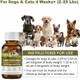 Dewomer 4Way Dog And Cat Dewormer Liquid (Praziquantel/Pyrantel Pamoate/Febantel) Broad Spectrum Dewormer 25 Lb