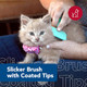 Coastal Pet Li'l Pals Kitten Slicker Brush With Coated Tips