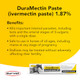 Durvet Duramectin Paste 6.08Gm 6 Count