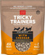 (3 Pack) Cloud Star Tricky Trainers Crunchy Low Calorie Training Dog Treat 14 oz, Cheddar, Liver, and Salmon with 10ct Pet Wipes