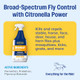 Farnam Broncoe Fly Spray Plus Citronella For Horses Dogs & Premises Kills 32 Oz