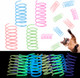 Fashion's Talk 12Pcs GlowInTheDark Springs Cat Toys For Indoor CatsJelly Color Interactive Play