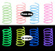 Fashion's Talk 12Pcs GlowInTheDark Springs Cat Toys For Indoor CatsJelly Color Interactive Play