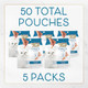 Fancy Feast Purina Fancy Feast Purely HandFlaked Tuna Cat Treats SteamBaked Real Tuna 10 Count Pack Of 5