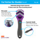 Hartz Groomer's Best Fur Fetcher DeShedder Cat BrushBlack