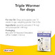 Durvet 12Pack Triple Wormer Tablets For Puppies And Small Dogs 12Pack