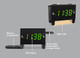 Hannlomax Hx204Wi Alarm Clock Radio With Wireless Charging Pad And Dual Usb