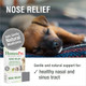 Homeopet Nose Relief Safe And Natural Sinus Supplement For Cats Dogs And 15 Milliliters