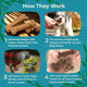 Indigenous Chicken Flavor Dental Health Bone Dog Treats Each Made In The 13 Count