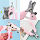 Keeplkvoc 7 Pcs Dog Brush Dog Grooming KitsDog Shedding Brush'selfCleaning Brush With