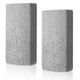 Innohhustle 2 Pcs Pet Hair Block Pet Hair Remover Grey Pumice Stone