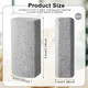 Innohhustle 2 Pcs Pet Hair Block Pet Hair Remover Grey Pumice Stone