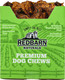 Redbarn All-Natural Bully Coated Cow Ears Chews for Dogs - Premium Crunchy Dental Treats with Chondroitin for Joint Health - Made in USA with No Artificial Ingredients - 4.2 oz Bag