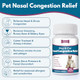 Netrca Dog And Cat Nasal Congestion Relief Helps Relieve Sneezing Trachea Runny 200 Ct