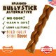 Nylabone 2 Pack Of Power Chew Extreme Chewing Braided Bully Stick Alternative 2 Pack