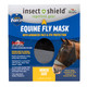 Manna Pro OptiForce Horse Fly Mask Insect Shield Repellent Uv Protected ClearView Mesh