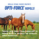 Manna Pro OptiForce Horse Fly Mask Insect Shield Repellent Uv Protected ClearView Mesh