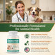 Poxo Dewormer For Dogs & Cats 7Way Wormer For Tapeworms Roundworms & 25 Chewable