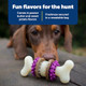 Petsafe Natural Rawhide Treat Ring Refills Size B Peanut Butter Flavor